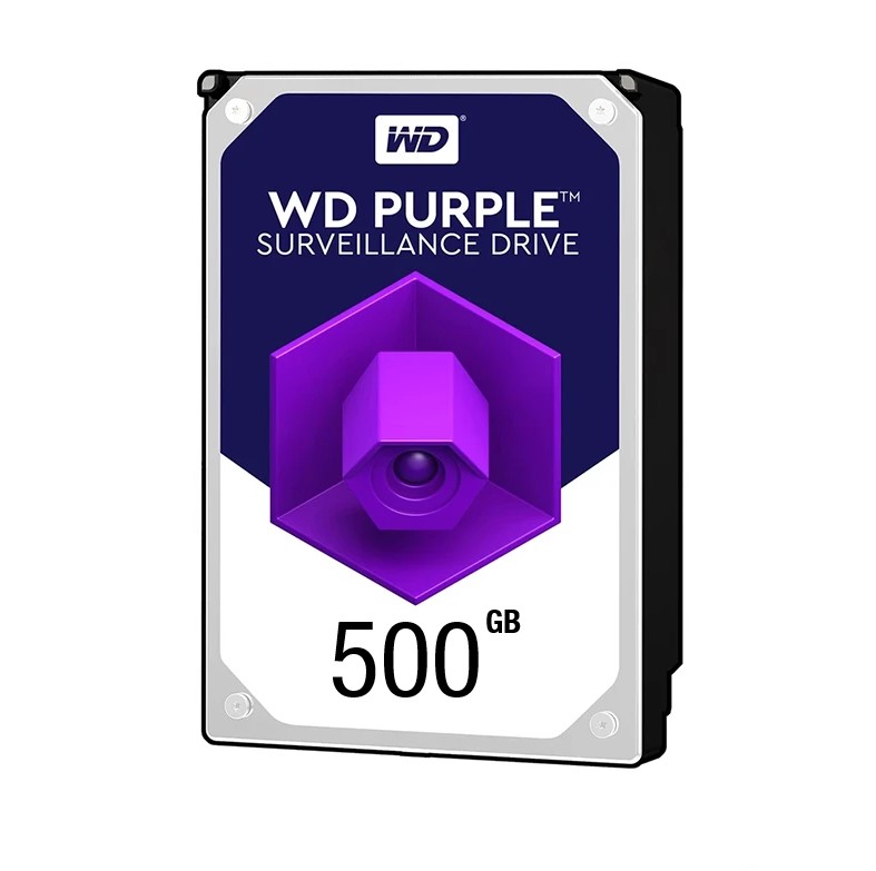 500-GB هارد دیسک اینترنال وسترن دیجیتال بنفش ۵۰۰ گیگابایت WESTERN Purple - تصویر 1